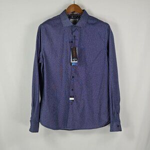 Denim & Flower Ricky Singh Poplin Dress Shirt L Slim Fit NWT